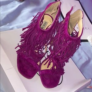 Steve Madden fringe heels
